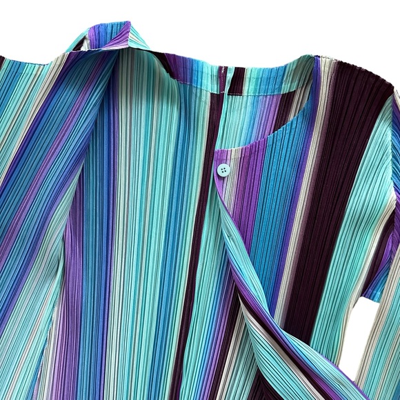 RARE Pleats Please Issey Miyake gradient cardigan - Picture 4 of 8